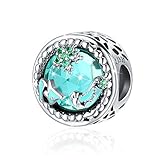 925 Sterlingsilber Ocean The Sea Charm Anhänger kompatibel mit Pandora und europäische Armbänder