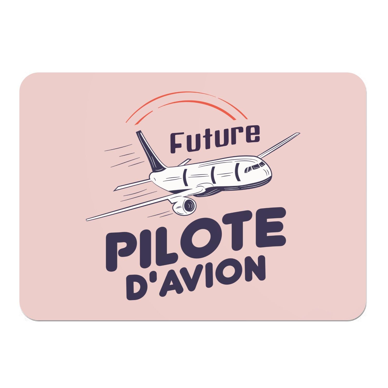 Sets de table en liège rose future pilote grand format de qualité