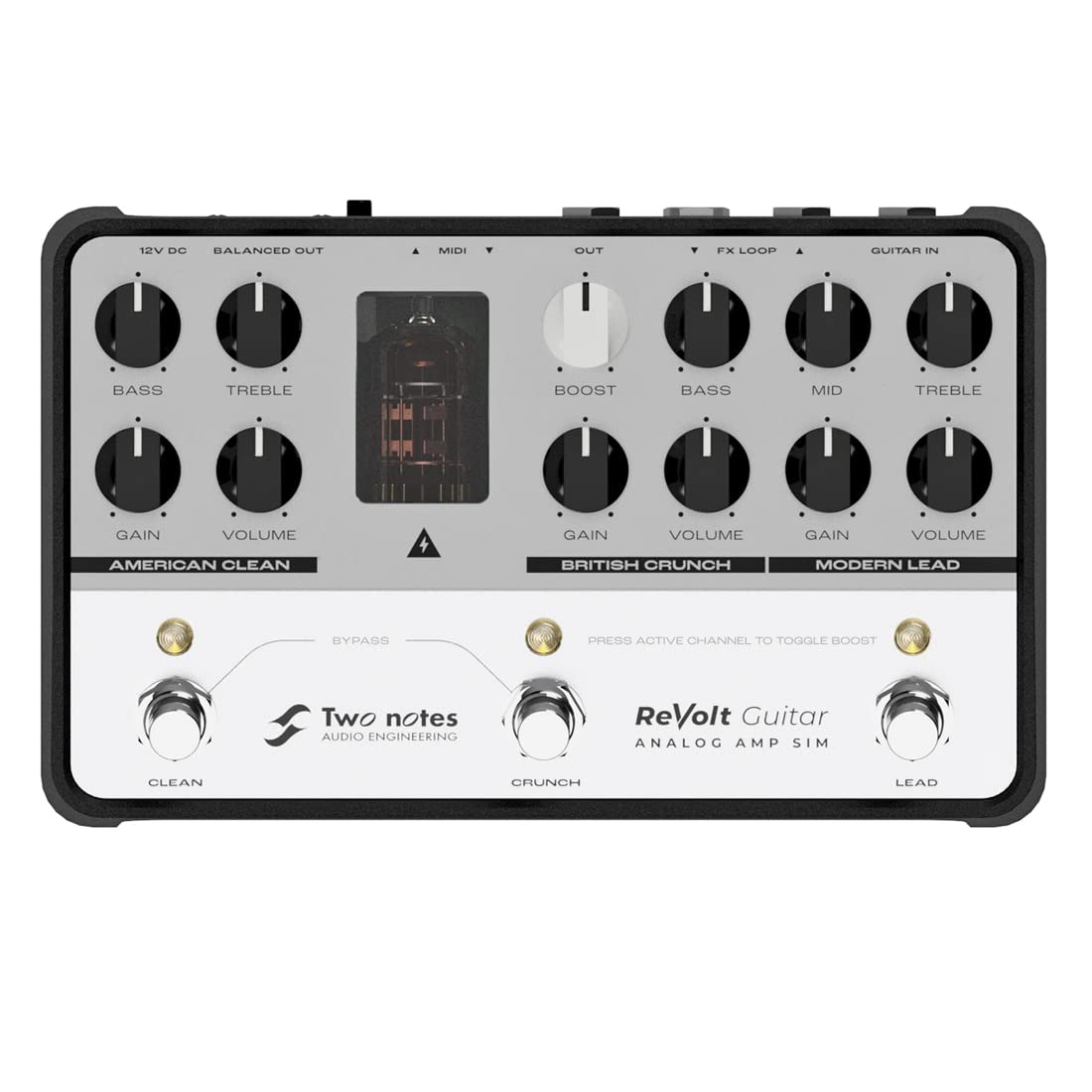 Two Notes ReVolt Guitar Preamp Simulator Amplificatore + cavo jack Keepdrum