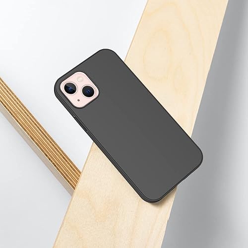 Miniatura 6 de Puxicu Funda para iPhone 13, diseño delgado de TPU suave mate funda protectora para iPhone 13, negro