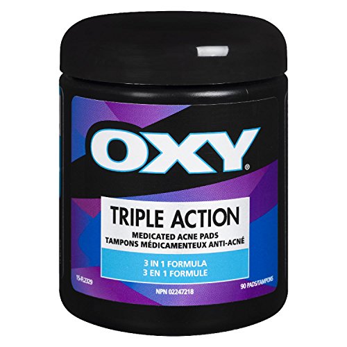 Oxy - Almohadillas medicadas para acné de triple acción x 90