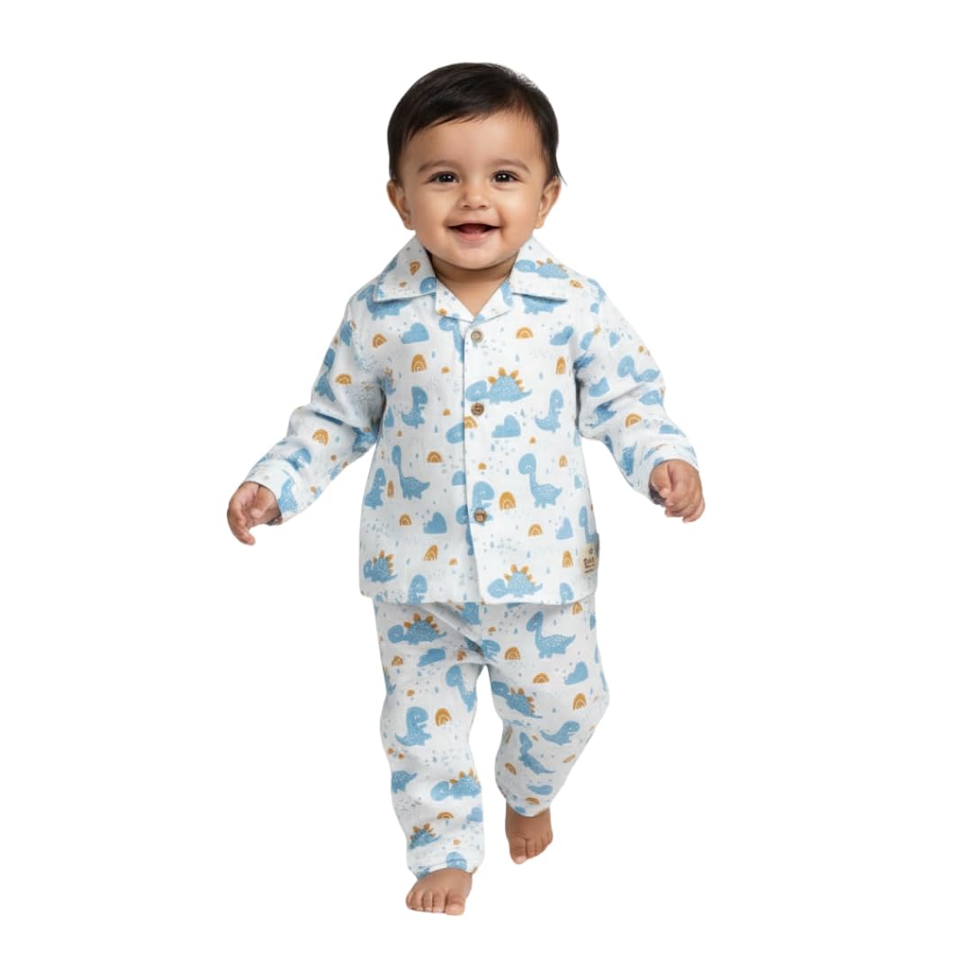 100% Cotton Muslin Pant Shirt Set | Ultra Soft Breathable Toddler Outfit | Summer Wear Kids Clothing | Skin Friendly Comfortable Fit | SIZE | PRINT-picture-33