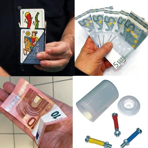 Kit de démarrage à la magie avec 4 jeux et vidéos explicatives pour débutant