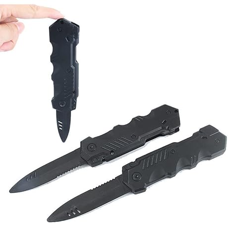 3-Pack Retractable Fake Knife Props: Precision-Crafted Illusion for Captivating Performances