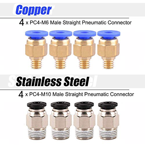 4 pezzi PTFE Teflon Tubo, Vibury PTFE Blue Tubing