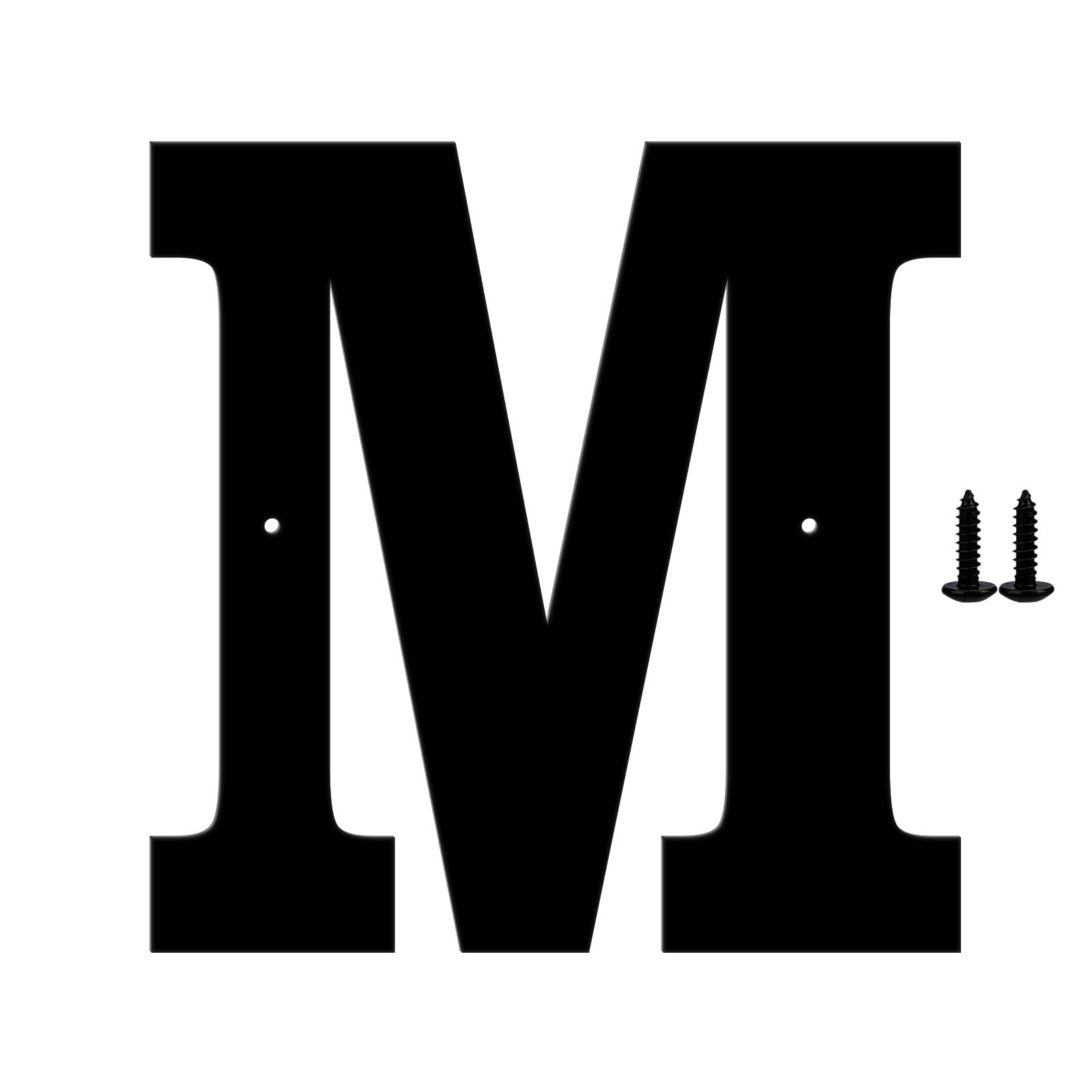 3 Inch House Numbers and Metal Letters for Outdoor Signs – Coated Address Letters for Garden, Door, and Mailbox Decoration, House Letters for Outside