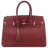 Eigenschaften: 1 Fach Tuscany Leather TL Bag - Handtasche aus Leder mit goldfarbenen Beschläge - TL141529 (ROT)