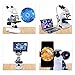 Microscope for Adults, 40X‑3000X 360° Rotation Binocular Microscope Without Phone Adapter, Electronic Kits, Rotation Clear Image High Definition for Inspection Laboratory