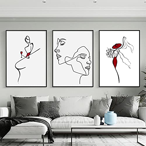 Décoration de salon moderne sans cadre pour habiller un mur vide avec raffinement