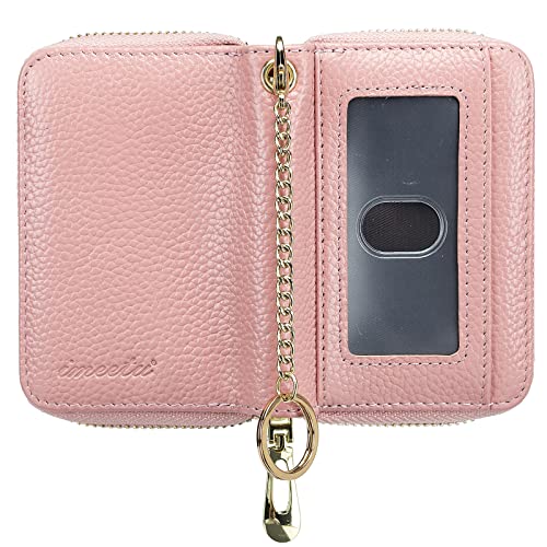 Image of imeetu Rfid Credit Card Holder,Genuine Leather Businese Card Case,Rfid Blocking Wallet for Women & Men