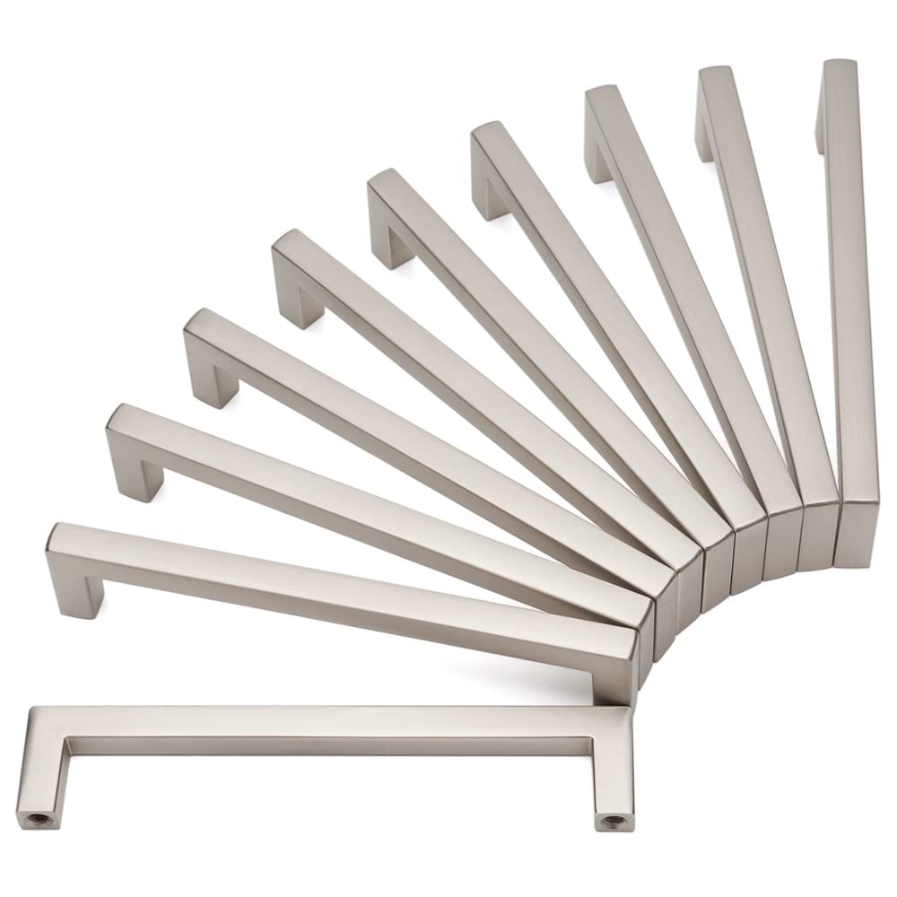 KOOFIZO 10 Pack 5 in Brushed Nickel Cabinet Pulls, Drawer Handles 1816