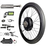 DREAMyun 48V 36V 1000W Electric Bike Conversion Kit, 26" 27.5" 29" Front Rear Wheel Electric Bicycle Motor Conversion Kit E-Bike Cycling Hub,48V,1000W Rear 27.5"