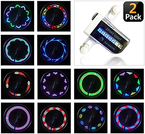 AIKELIDA Bike Wheel Lights - Waterproof Ultra Bright 14 LED Bicycle Wheel Spoke