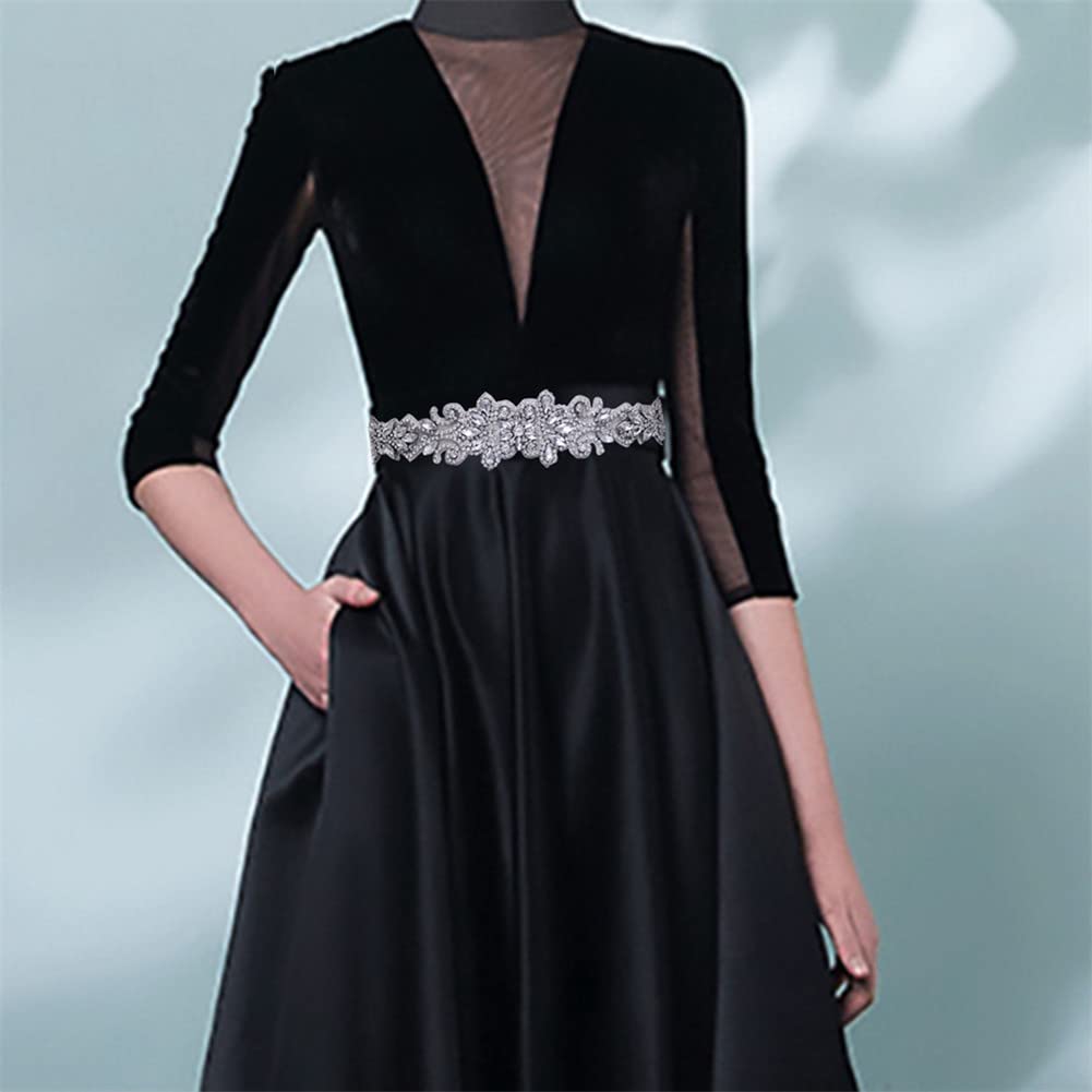 Amazon.com: Rhinestones Bridal Belt Bling Crystal Dress Applique  Bridesmaids Belts Wedding Party Dress Decoration royal blue Rose Gold :  Clothing, Shoes & Jewelry