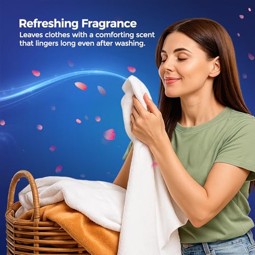 Image of Active White Liquid Detergent - 5L Mega Pack | Lavender Fragrance | Front Load & Top Load Machine Wash & Bucket Wash Expert | Powerful Stain Removal | Gentle on Clothes | Value Family Refill Pack