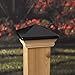 Deckorators 4x4 High Point Post Cap with Wood Base - BlackPressure Treated