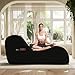 Yoga Chairs for Adults, Chaise Lounge Chair, Chaise Lounge with Waist Pad, Foot Pad, Side Pockets, High Density Foam Non-Slip Bottom, Yoga Chair for Relaxation Stretching Exercise