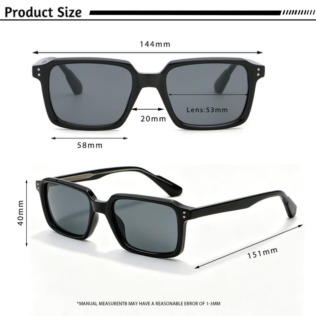 Gafas de sol con montura de propionato de celulosa para exteriores, protección UV400.