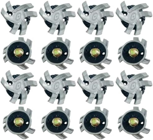 AIJUZIJIE Golf Spikes Golf Shoe Spikes Replacement Golf Shoe Studs for Golf Shoe Accessories 16PCS Spikes