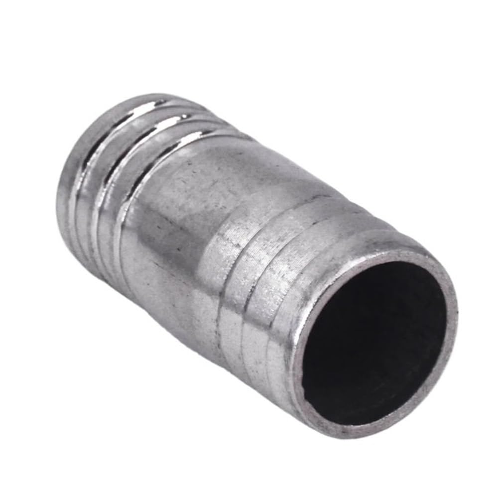 1 Piece Equal Variable Diameter Straight Connector, Hose Barb SS304 Pipe Fitting for Plumbing Repairs(21 * 21MM)