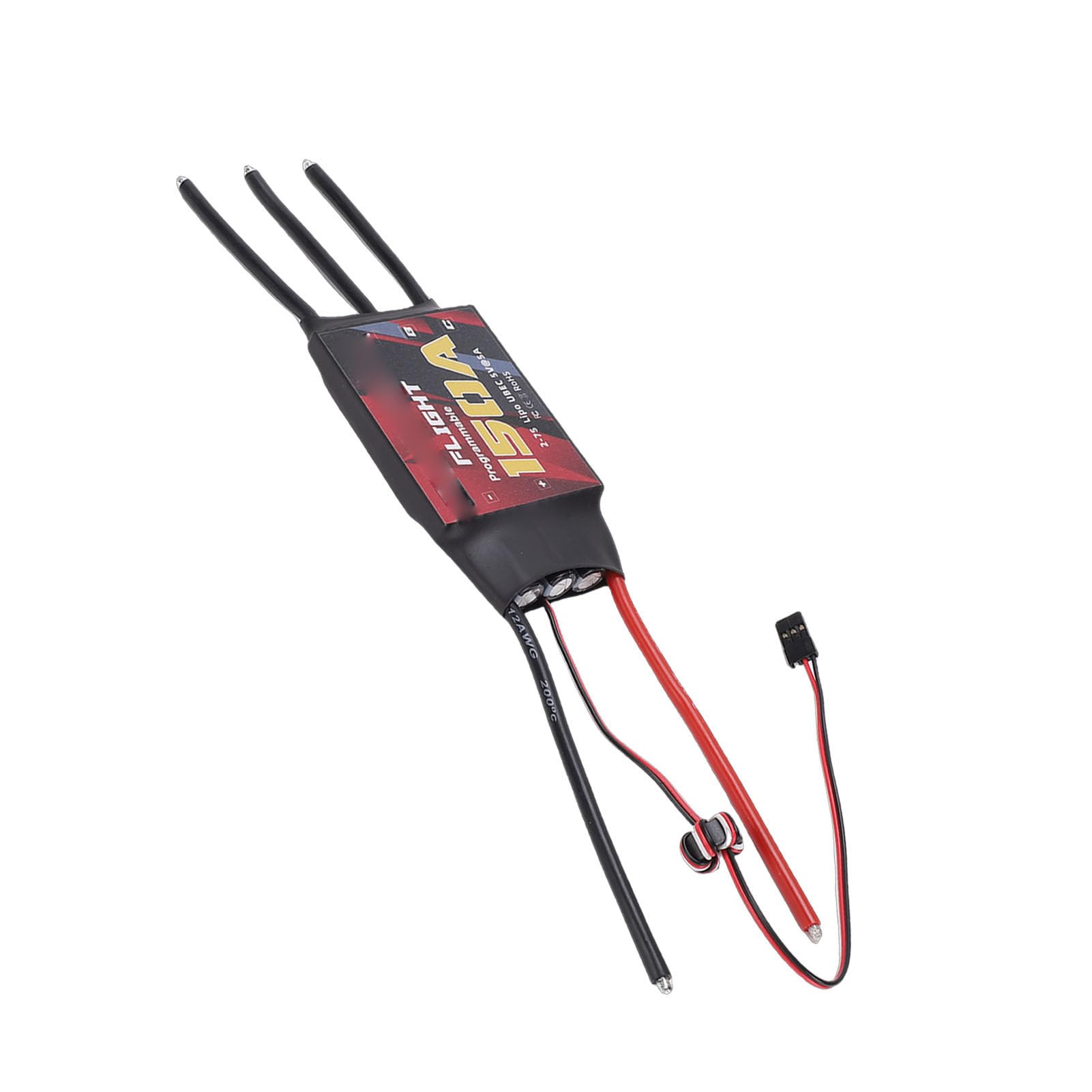 Diyeeni 150A Regulator Obrotów do Dronów, Bezszczotkowy Kontroler | Stabilna konstrukcja PCB, kompatybilna z 2-7S Lipo, dla stałopłatów i quadkopterów