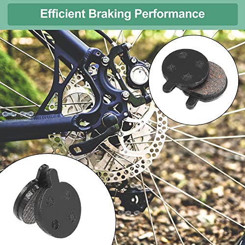 X AUTOHAUX 4 Pair Semi Metal Bicycle Disc Bike Brake Pads for JAK for Zoom, Black - Image 4
