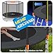 KESSER® Trampolin Outdoor Ø 244/305/366/427 cm Komplettset mit Sicherheitsnetz, Leiter, Randabdeckung & Seitentasche und Montagezubehör | Kindertrampolin Gartentrampolin Belastbarkeit 150 kg