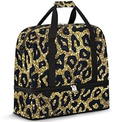 B-Gold Sequin Leopard Print