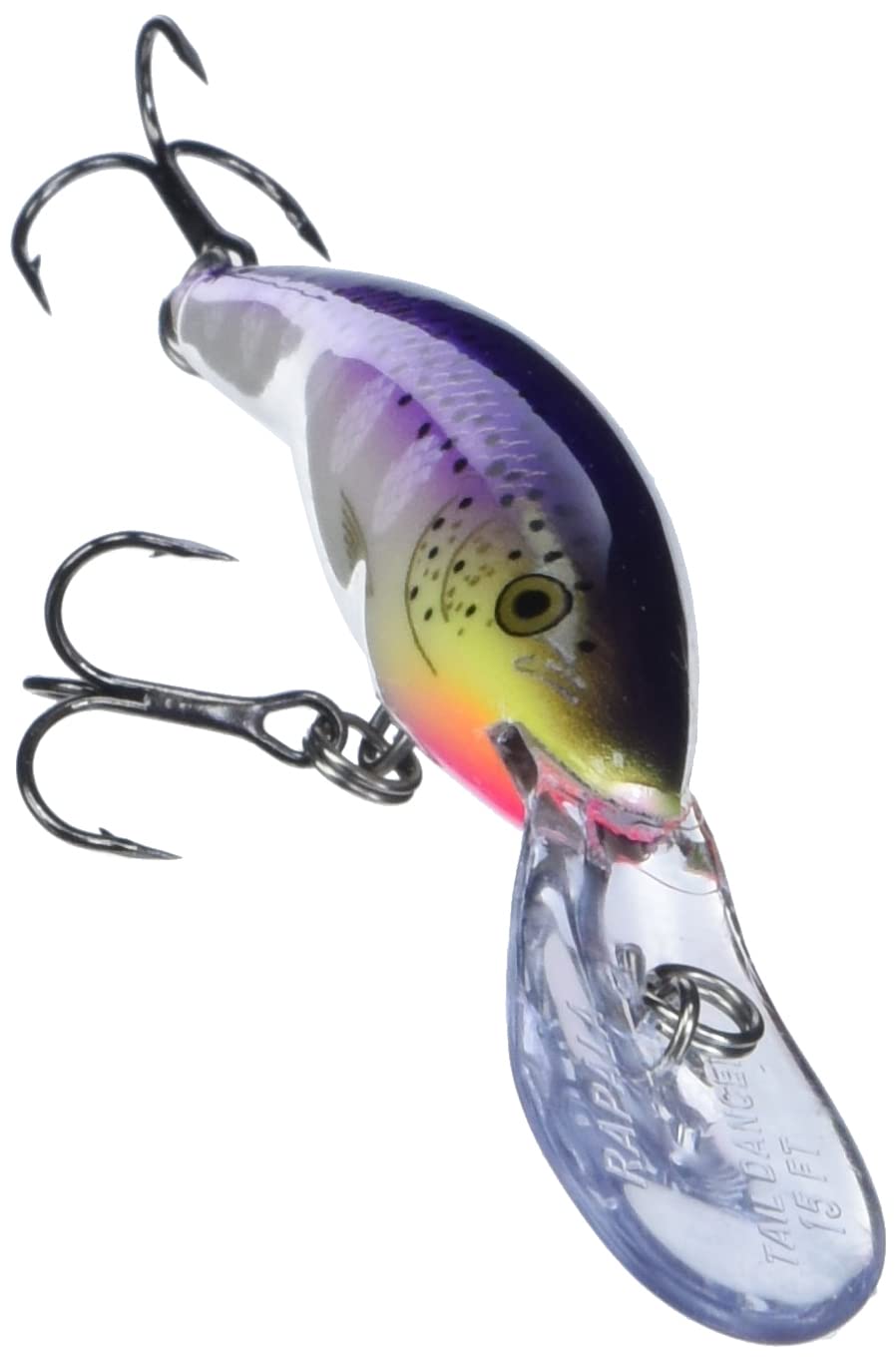 Leurre Rapala Tail Dancer Deep TDD07/BLT - Flottant, Profond 4.5m, Pour Bass