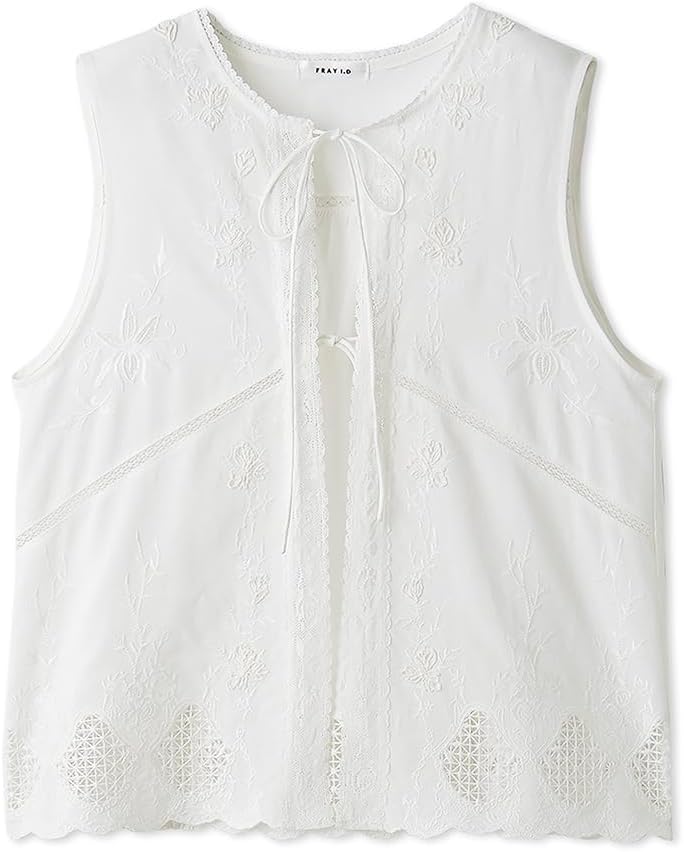 ANNA SUI アナスイ レース ビスチェ 未使用 タグ付き 刺繍 トップス