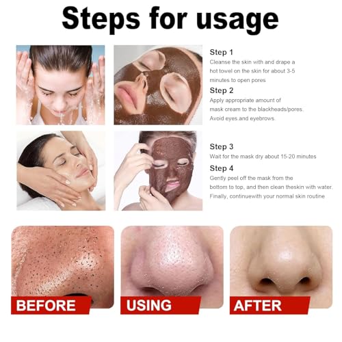 Hana Ginseng Face Mask,2024 New Korean Hana Ginseng Peel off Face Mask,Herbal Refining Peel-Off Facial Mask,Ginseng Mask Korean,Hana Ginseng Mask For Shrink Pores Improve Skin Vitality (2Pcs) - Image 4