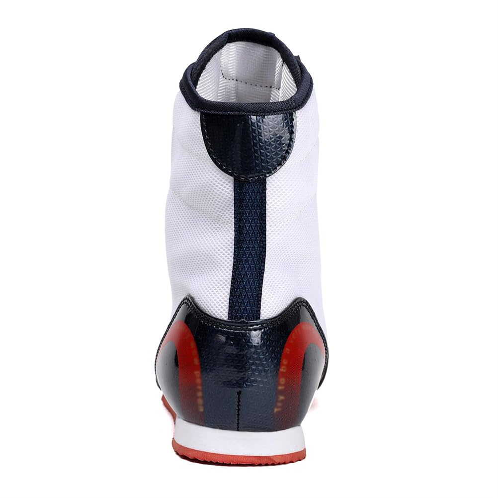 Zapatillas de competición de Alta Top para Boxeo Femenino y Femenino, Entrenadores, Calzado Deportivo Antideslizante, Transpirables y de Moda.