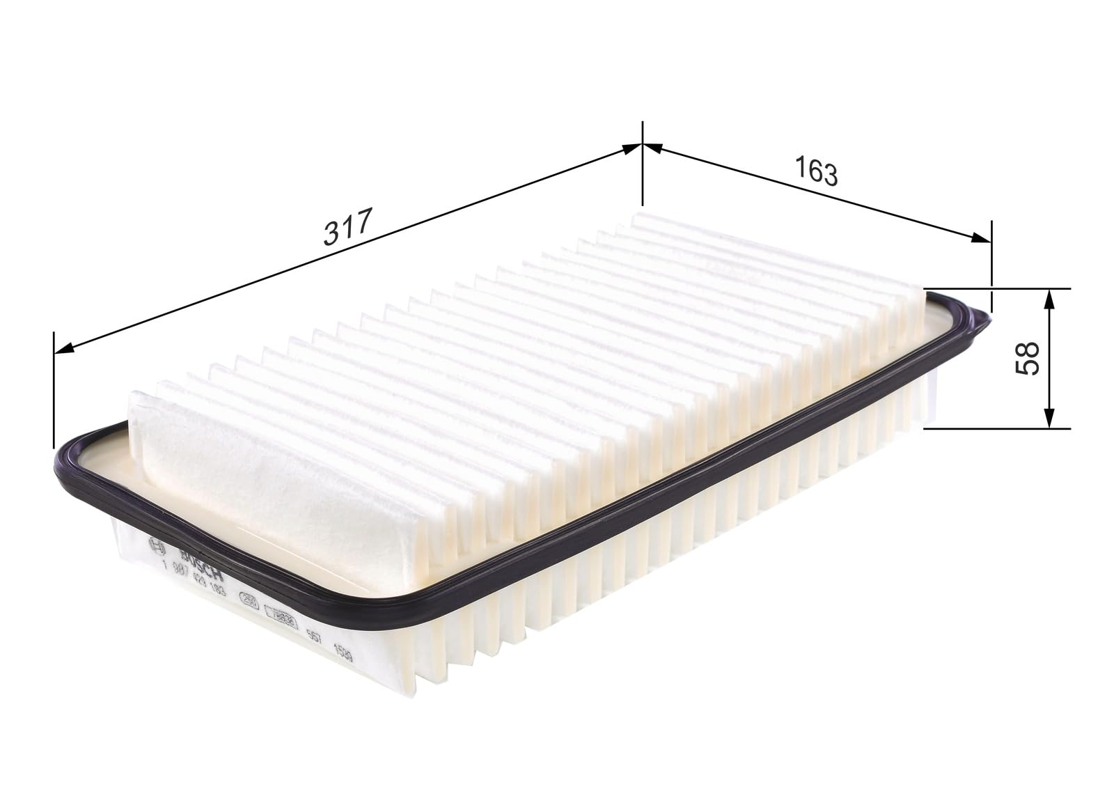 Bosch 1987429183 Air-Filter Insert : Amazon.de: Automotive