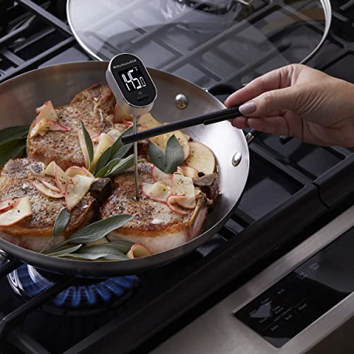 KitchenAid KQ904 Digital Instant Read Kitchen and Food Thermometer, Temperature Range: -40F to 482F, Black - image 4