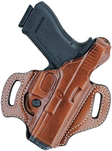 Aker Leather 168 FlatSider XR12 Belt Holster for Sig Sauer P229, Tan, Right Hand