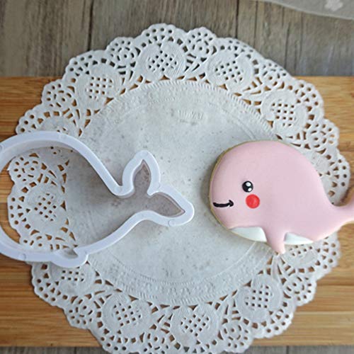 UPKOCH Conjunto de cortadores de biscoito para o oceano, estrela do mar, cavalo marinho, golfinho, p