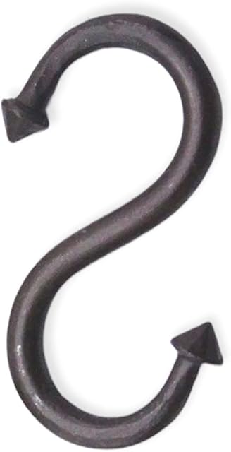 Heavy Duty S Hooks Pan Pot Holder Rack Hooks Hanging Hangers S Shaped Hooks for Kitchenware Pots Utensils Clothes Bags Towels Plants (2 Sizes) (Small 2.5")
