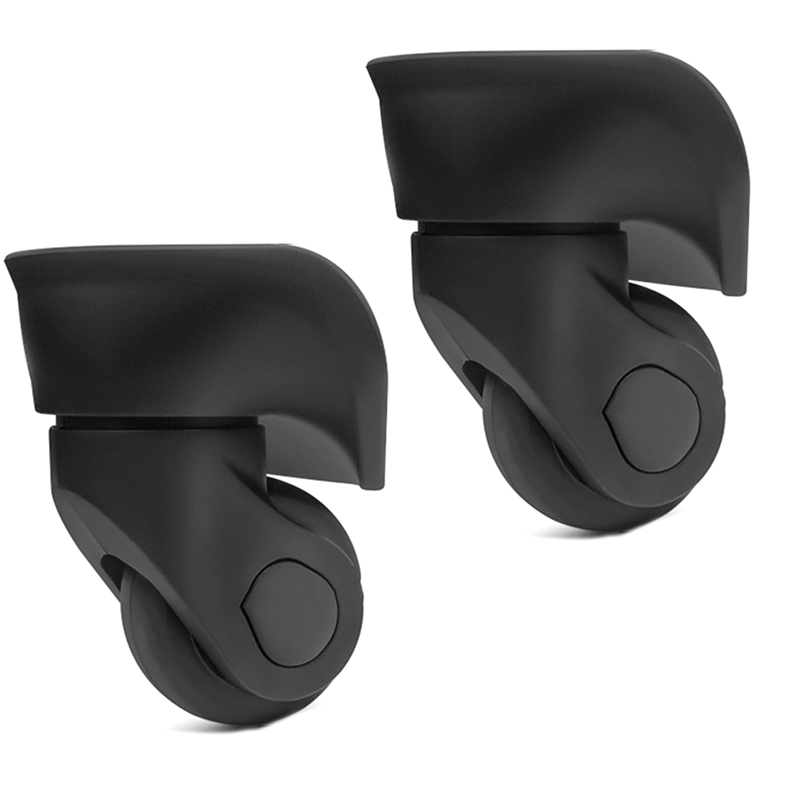 1 paire de roulettes de chariot pour valise, pièces de rechange pour boîte à bagages, pivotement à 360 degrés, réparation robuste