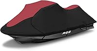Vista 8 de Funda para moto acuática 600D – Funda para Seadoo remolcable, cubierta impermeable para moto acuática, cubierta PWC compatible con Seadoo, Yamaha