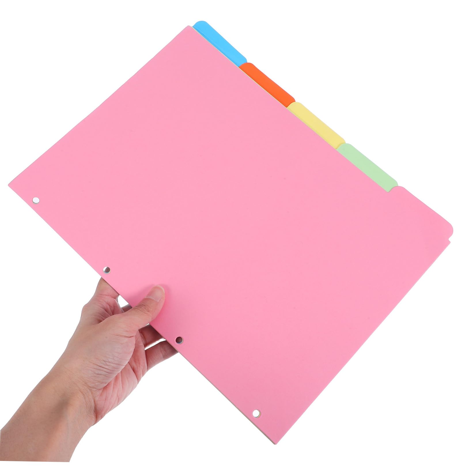Intercalaires de Cahier en Papier Colorés, 50 Feuilles, Lot de 10 Sets