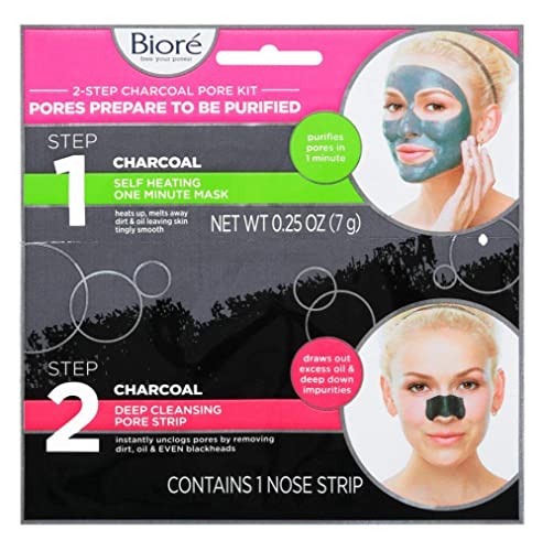 Biore 2-Step Face Por Kit Detox Mask (Charcoal, 6 Pack) #TOP2