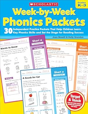Book cover Week-By-Week Phonics Packets