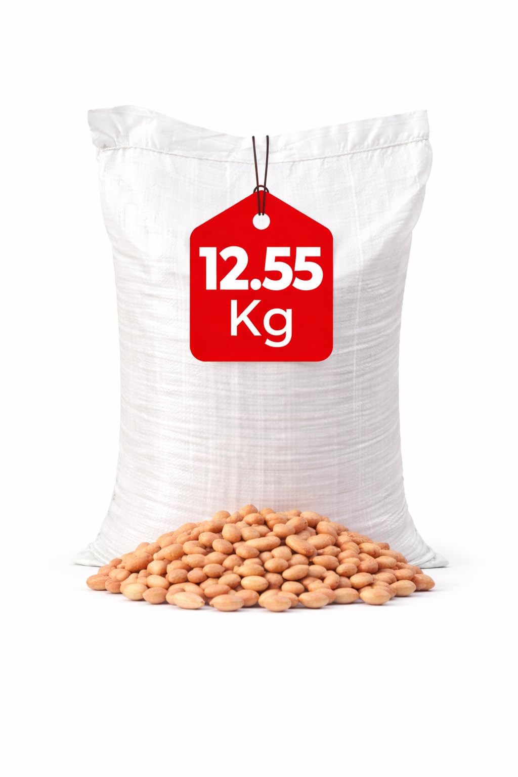 Beewarm Premium Wild Bird Food – Peanuts Whole for Garden Birds – High Energy, No Mess Bird Feed (12.55kg Bag, Peanuts Whole)