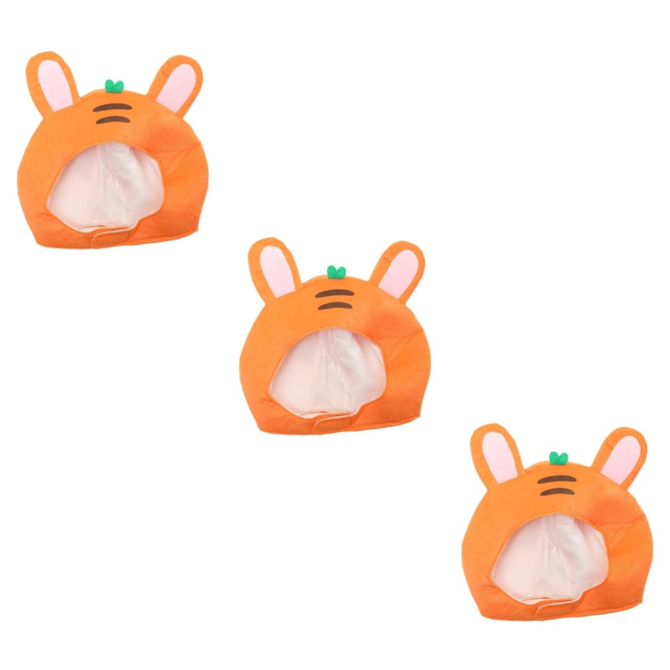 Abaodam 3piezas Sombrero De Peluche Con Orejas De Conejo Para y Fiesta De Pascua Accesorio De Disfraz Con Diseño De Adultos