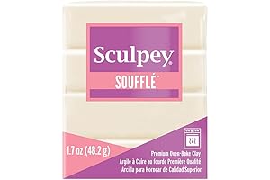 Sculpey Soufflé® Polymer Oven-Bake Clay - Ivory