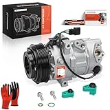 A-Premium Air Conditioner AC Compressor with Clutch Compatible with Hyundai Elantra 2021-2025 2.0L, Kona 2022-2025