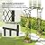 Outsunny Garden Arch, 7.5ft PE-Coated Steel Garden Arch Trellis for Climbing Plants, Arbour Archway with Extended Top for Wedding Ceremony Backyard Lawn Patio, Black
