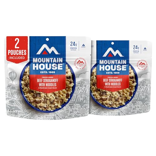 Image of Mountain House Freeze-Dried Dinner Entree | Backpacking Meals for Camping and Hiking, 4 Servings, 30-Year Shelf-Life, 2-Pack