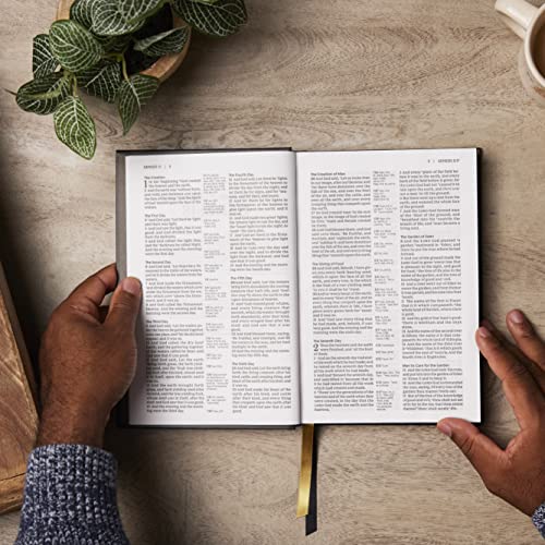 Image of KJV Holy Bible with Apocrypha and 73,000 Center-Column Cross References, Brown Leathersoft, Red Letter, Comfort Print: King James Version