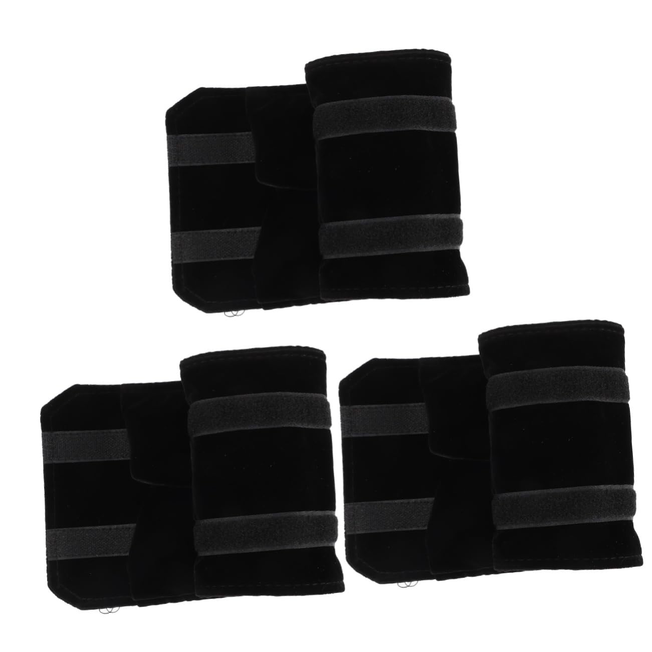 Ciieeo 3stücke Reise Schmuck Organizer Schmuck Aufbewahrung Tasche Für Ringe Praktische Schmuckrolle Aus Schwarzem Material Für Reisen Outdoor-aktivitäten Geschäftsreisen Kompakt